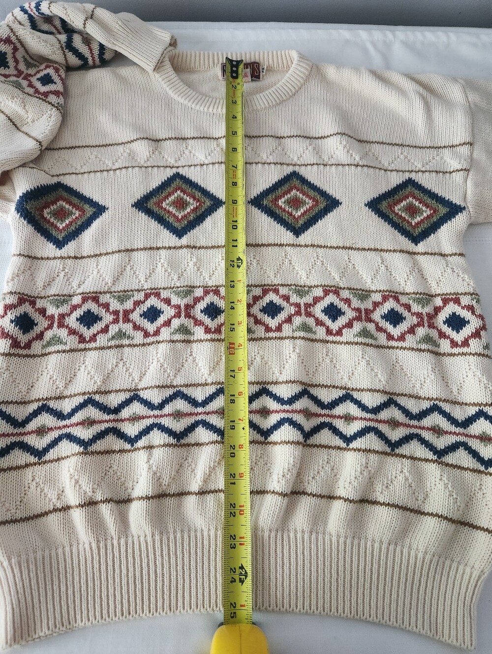 Riggins Geometric Pattern Knit Sweater - Picture 6 of 11